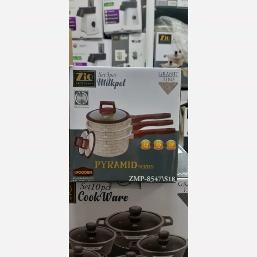 شیر جوش 3 پارچه زیو گرانیتی درب دار کفی اینداکشن کیفیت تضمینی