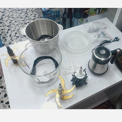 خردکن دوکاسه سیلور کرست اورجینال 20 تیغ 3 لیتری همه کاره مدل Y.0740 با گارانتی 12 ماهه